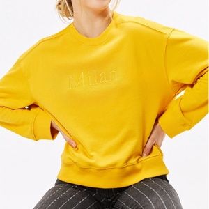 PACSUN  || Mustard Yellow Milan Sweatshirt